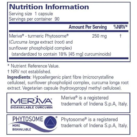 Pure Encapsulations CurcumaSorb Capsules 90 Capsules