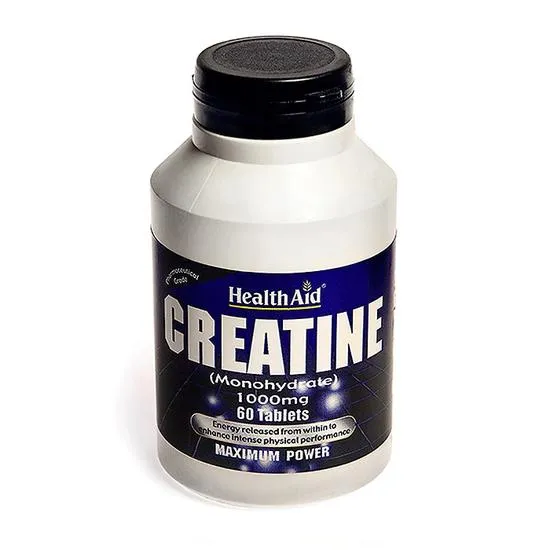 Health Aid Creatine Monohydrate 1000mg 60 Tablets