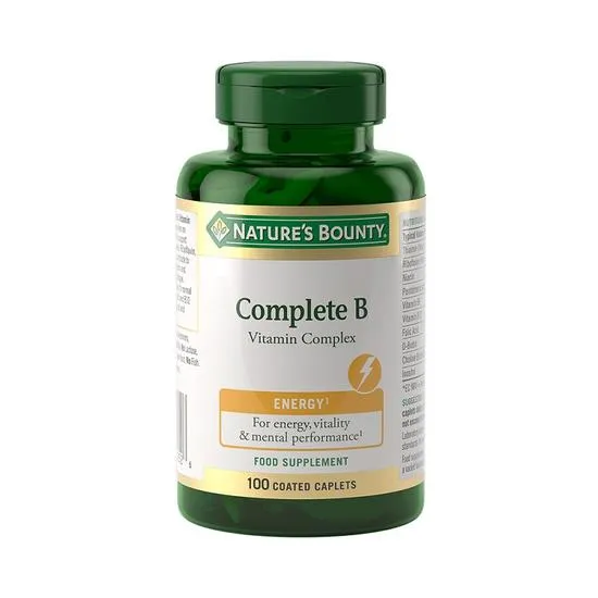 Nature's Bounty Complete B Vitamin Complex Caplets 100 Caplets