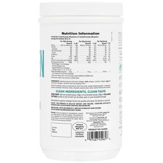 Nature's Plus Collagen Peptides 280g