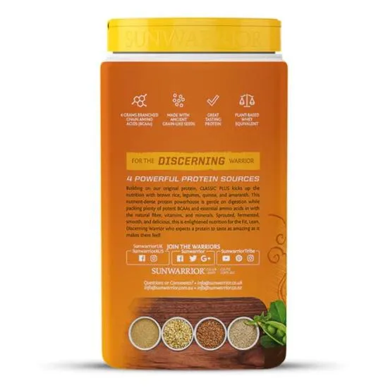 SunWarrior Classic Plus Protein Chocolate 375g