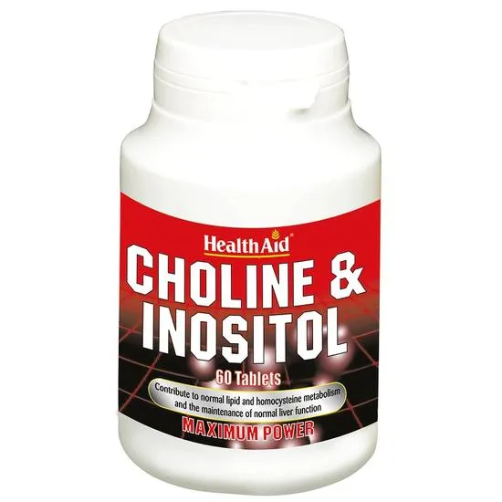 Health Aid Choline & Inositol Tablets 60 Tablets