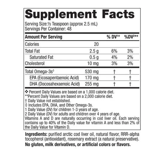 Nordic Naturals Children's DHA 530mg Omega-3 Strawberry 473ml