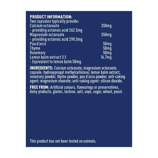 Higher Nature Candiclear Vegetarian Caps 90 Capsules