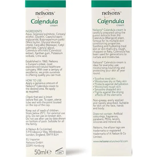 Nelsons Calendula Cream 50ml