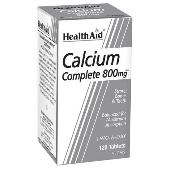 Health Aid Calcium Complete 800mg Tablets 120 Tablets