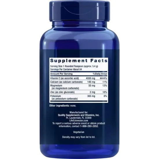 Life Extension Buffered Vitamin C Powder 454g