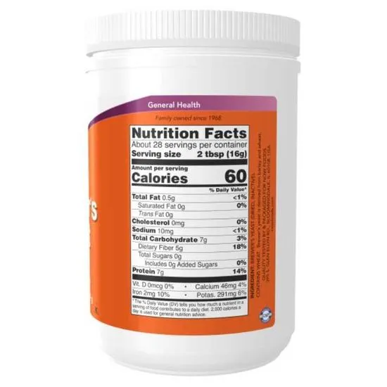 NOW Foods Brewer's Yeast Powder 454g