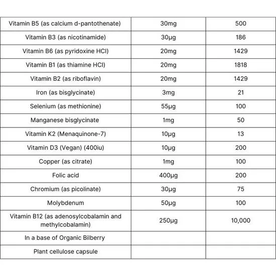 Viridian Brain Support Multi Capsules 60 Capsules