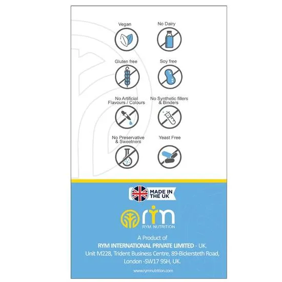 RYM Nutrition Brain Formula Capsules 60 Capsules