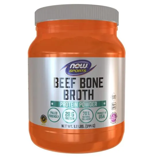 NOW Foods Bone Broth Beef Powder 544g