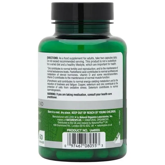 Nature's Plus BioAdvanced Vital Man Capsules 60 Capsules