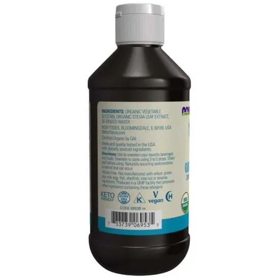 NOW Foods Better Stevia Liquid Organic 237ml