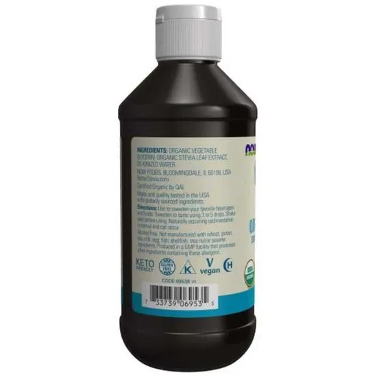 NOW Foods Better Stevia Glycerite Alcohol-Free 59ml