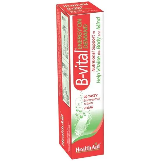 Health Aid B-Vital Effervescent Tablets 20 Tablets