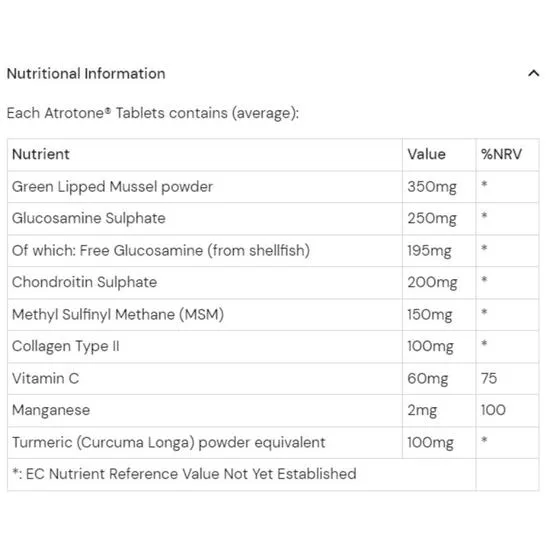 Health Aid Atrotone Tablets 60 Tablets