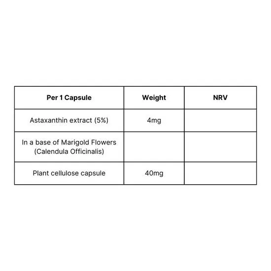 Viridian Astaxanthin Vegan Capsules 30 Capsules