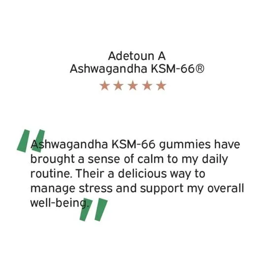 Nutriburst Ashwagandha KSM-66 Gummies 60 Gummies