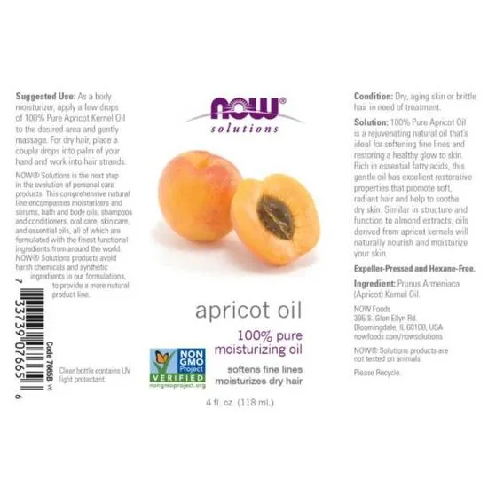 NOW Foods Apricot Oil 473ml