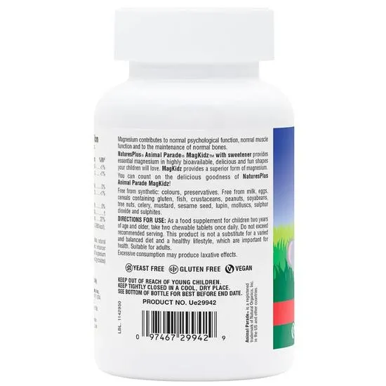 Nature's Plus Animal Parade Mag Kidz Chewable Tabs 90