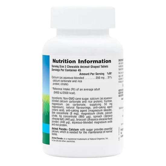 Nature's Plus Animal Parade Calcium Chewables 90 Chewables