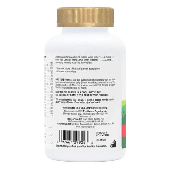 Nature's Plus Animal Parade Gold Chewable Multi Assorted Flavours 120