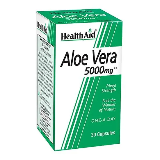 Health Aid Aloe Vera 5000mg Capsules 30 Capsules