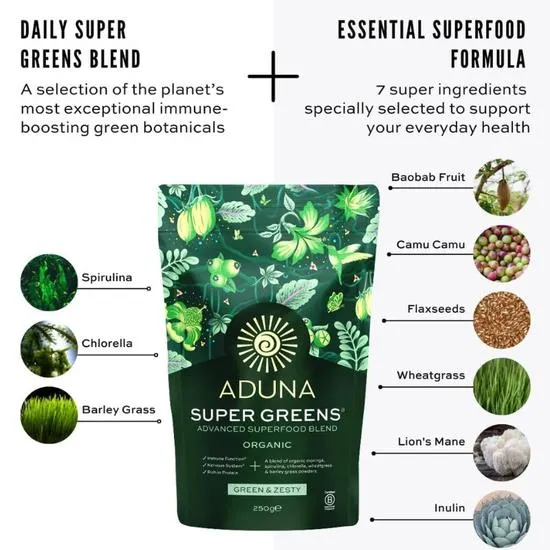 Aduna Super Greens Advanced Superfood Blend 250g