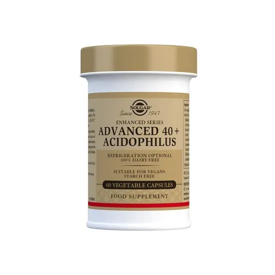 Solgar Advanced 40+ Acidophilus Vegicaps 60 Vegicaps
