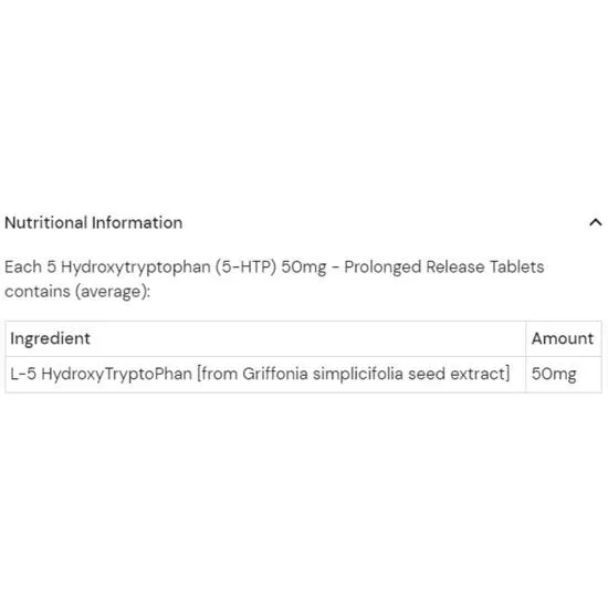 Health Aid 5-HTP Prolonged Release Tablets 60 Tablets