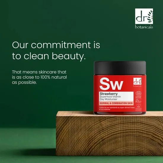 Dr Botanicals Strawberry Superfood Vitamin C Day Moisturiser 60ml