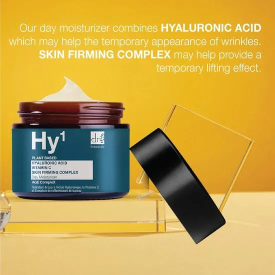 Dr Botanicals Hyaluronic Acid 1% & Vitamin C 1% & Skin Firming Complex 1% Day Moisturiser 60ml