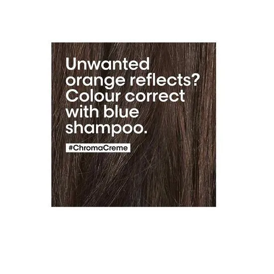 L'Oréal Professionnel Serie Expert Chroma Creme Blue Shampoo - Light To Medium Brown Hair 300ml