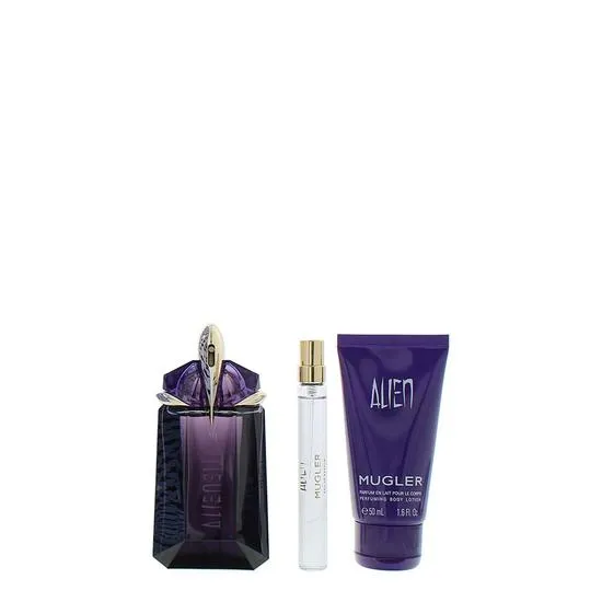 Mugler Alien Eau De Parfum 60ml, Body Lotion 50ml + Eau De Parfum 10ml Gift Set 60ml