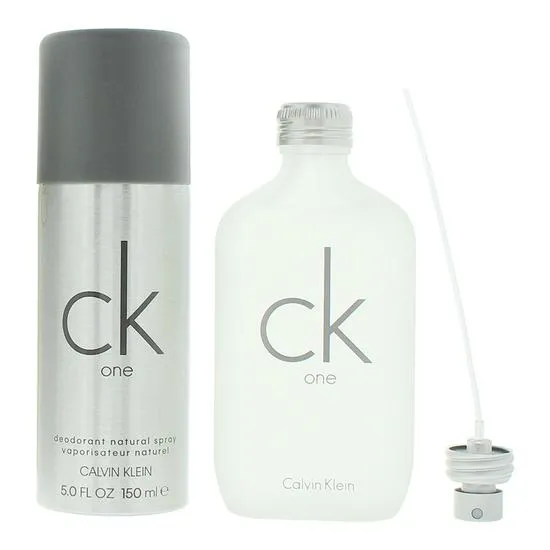 Calvin Klein CK One Eau De Toilette 100ml + Deodorant Spray 150ml Gift Set 100ml