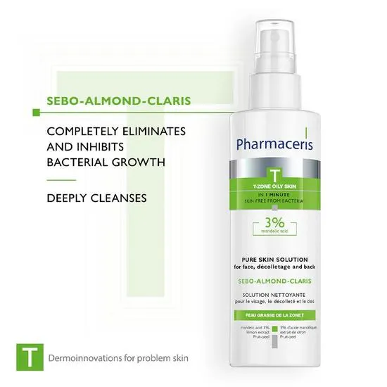 Pharmaceris T Sebo-Almond-Claris Bacteriostatic Solution