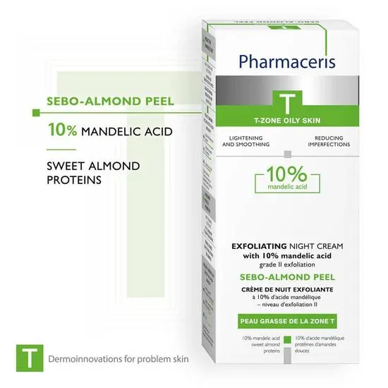 Pharmaceris T Sebo-Almond Peel 10% Night Cream