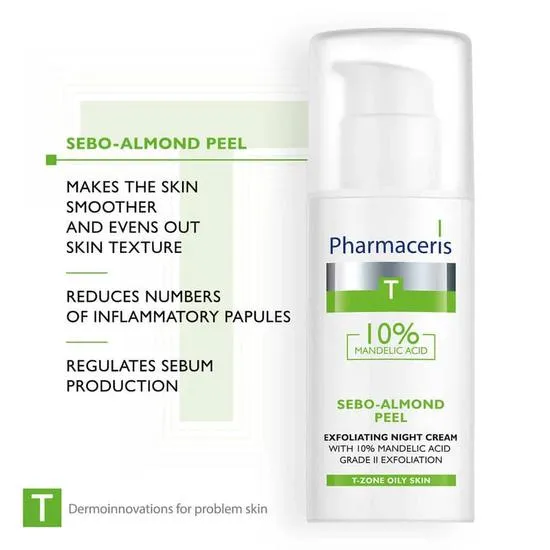 Pharmaceris T Sebo-Almond Peel 10% Night Cream