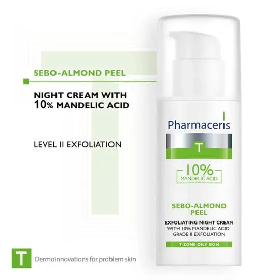 Pharmaceris T Sebo-Almond Peel 10% Night Cream