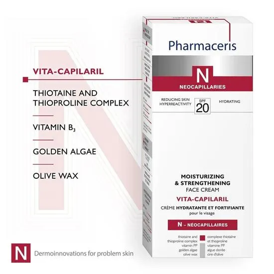 Pharmaceris N Vita-Capilaril SPF 20 Moisturising Face Cream