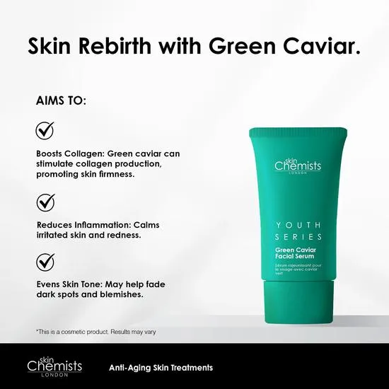 skinChemists Green Caviar Facial Serum 30ml