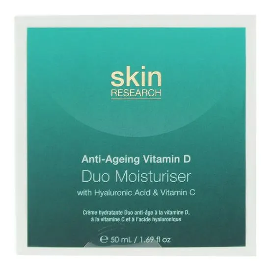 Skin Research Anti-Ageing Vitamin D With Hyaluronic Acid & Vitamin C Duo Moisturiser 50ml