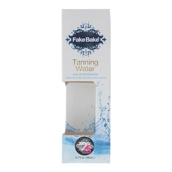 Fake Bake Tanning Water Gift Set With Application Mitt 198ml
