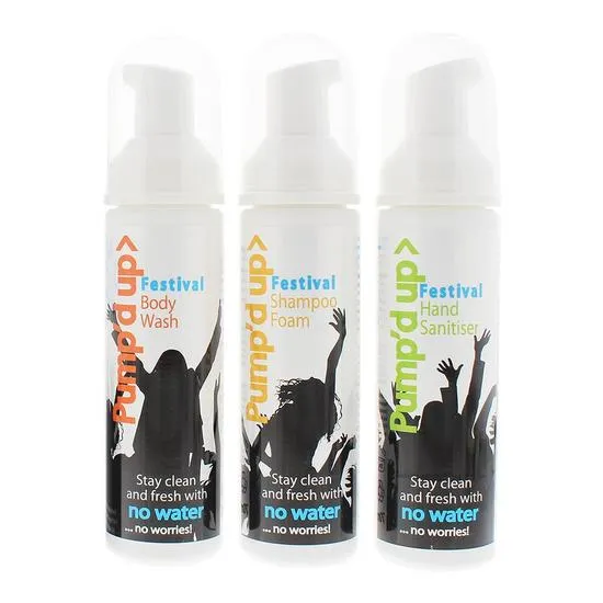 Pump'd Up Festival Wash Kit 70ml