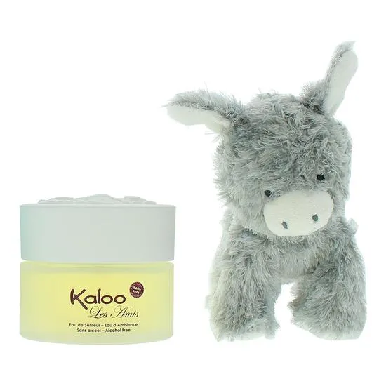 Kaloo Les Amis Gift Set Scented Water + Donkey Plush Toy 100ml
