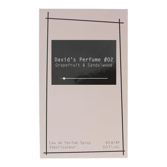 David's Perfume #02 Grapefruit & Sandalwood Eau De Parfum 60ml