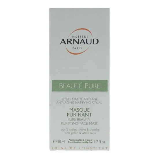Institut Arnaud Pure Beauty Purifying Face Mask With Green & White Clays 50ml