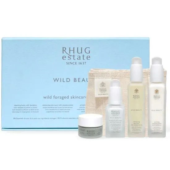 Rhug Wild Beauty Wild Foraged Skin Care Essentials Travel Set