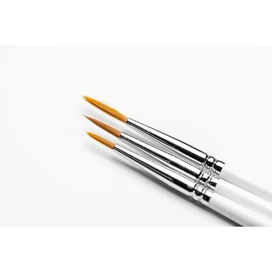 Glisten Cosmetics Thick Liner Brush Set