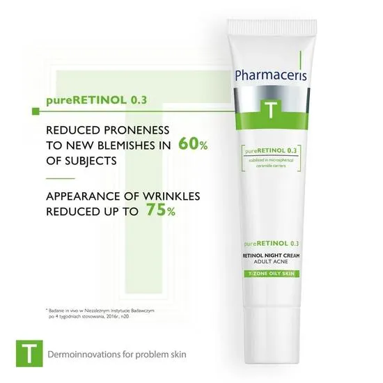 Pharmaceris T Pure Retinol 0.3 Anti-Acne Retinol Night Cream